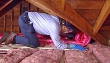 Correct Installation of Insulation Batts