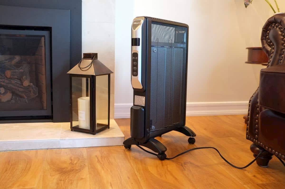 Energy efficient space heater for large room