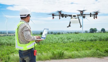 Use of drones in construction