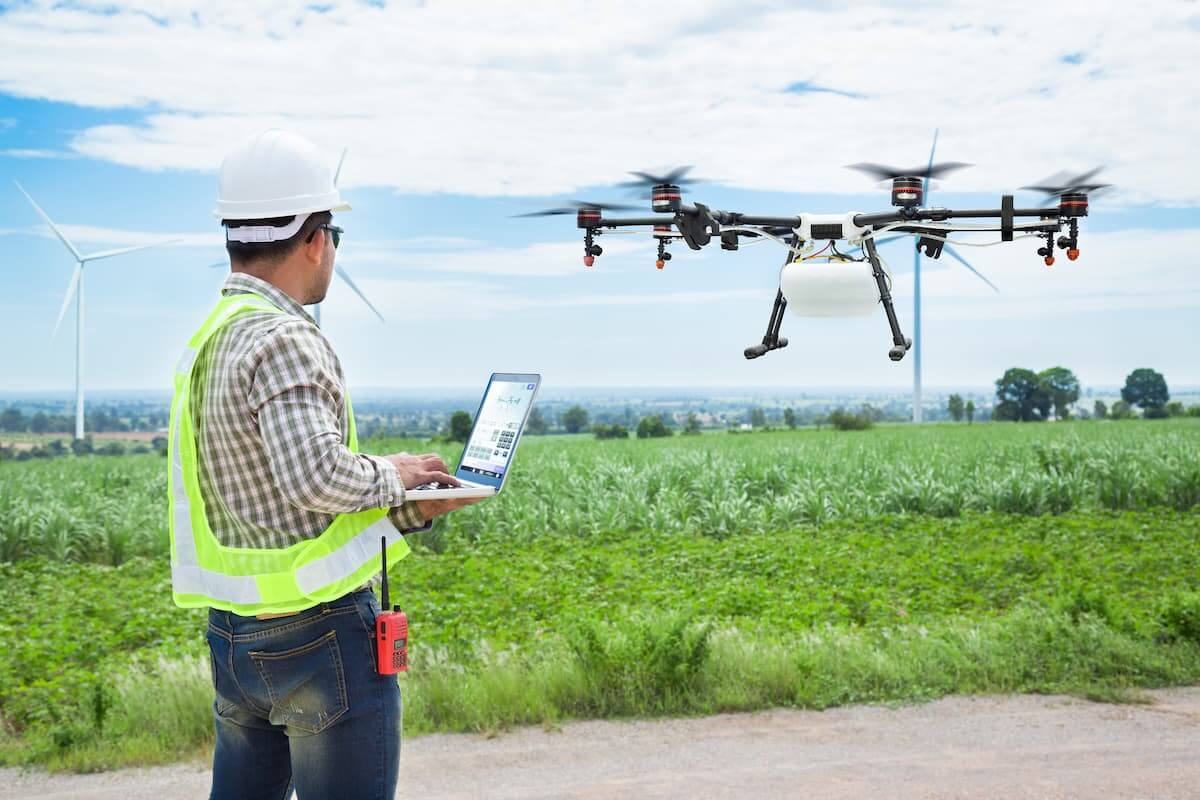 Use of drones in construction