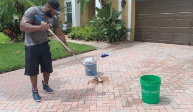 How to remove oil stains from concrete driveways
