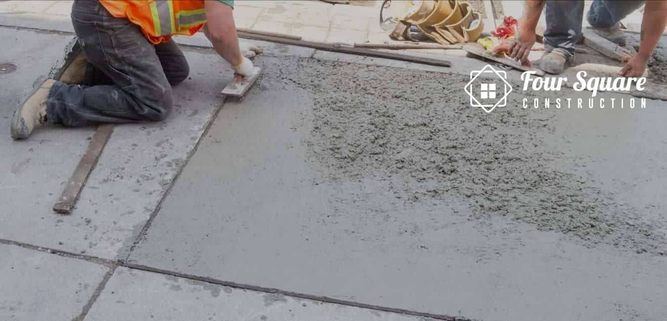 Concrete driveway repair