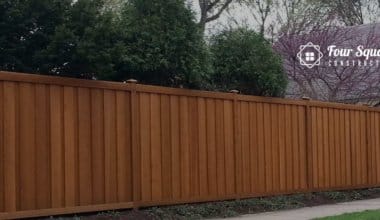 Cedar split rail fence