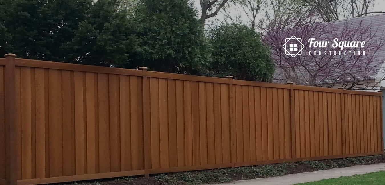 Cedar split rail fence