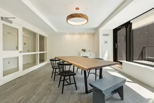 right ceiling light