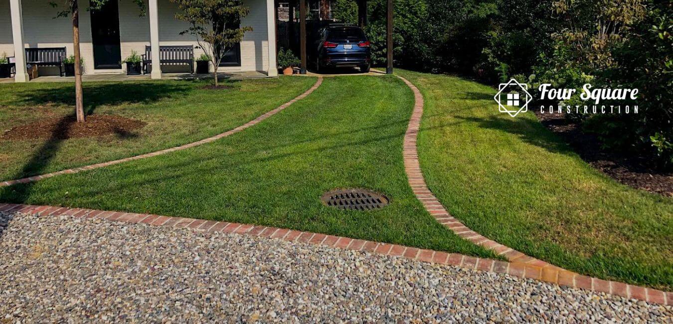 how to fix a gravel driveway overgrown with grass