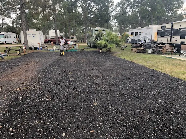 asphalt millings driveway Asphalt Millings Over Gravel