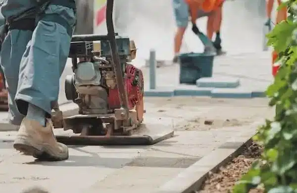 Preparation for Paving a Driveway