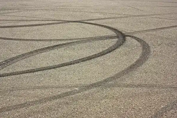 clean tire marks off driveway