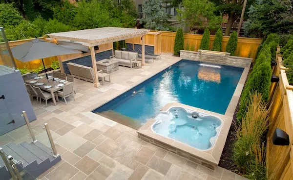 Home's Exterior Custom Swimming Pool Solutions
