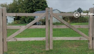 Split Rail Fence With Wire