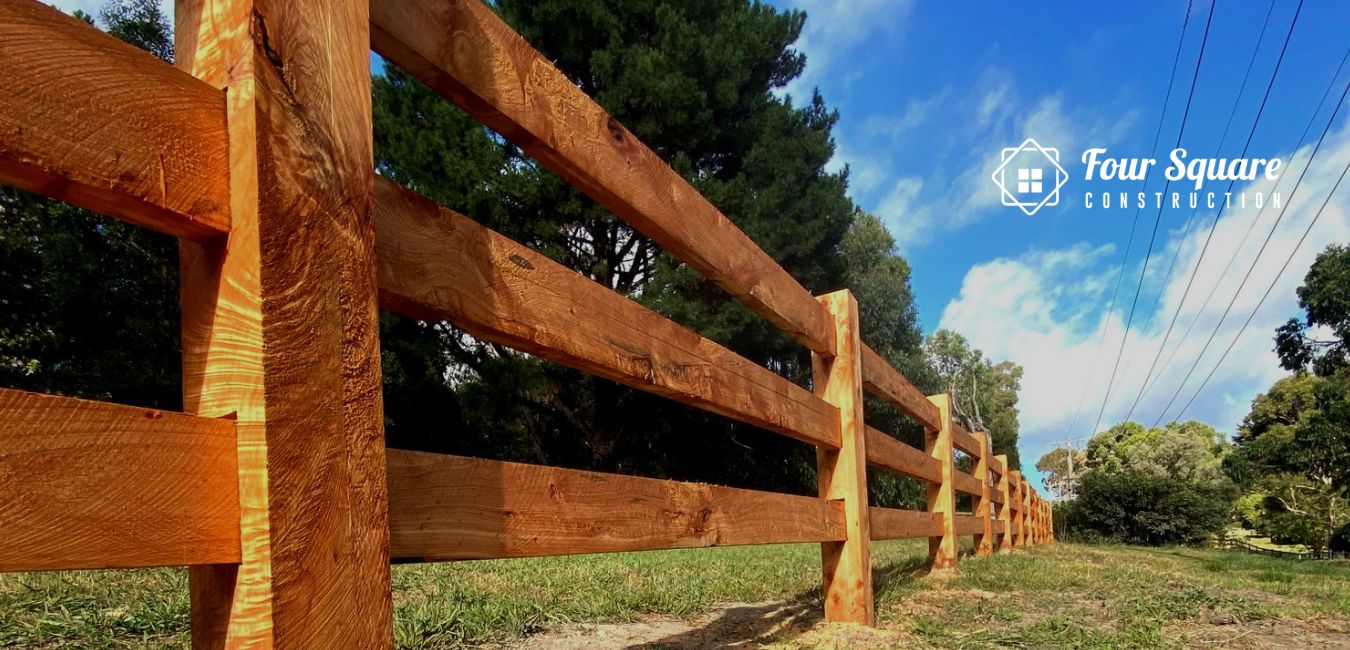 Wood Split Rail Fence