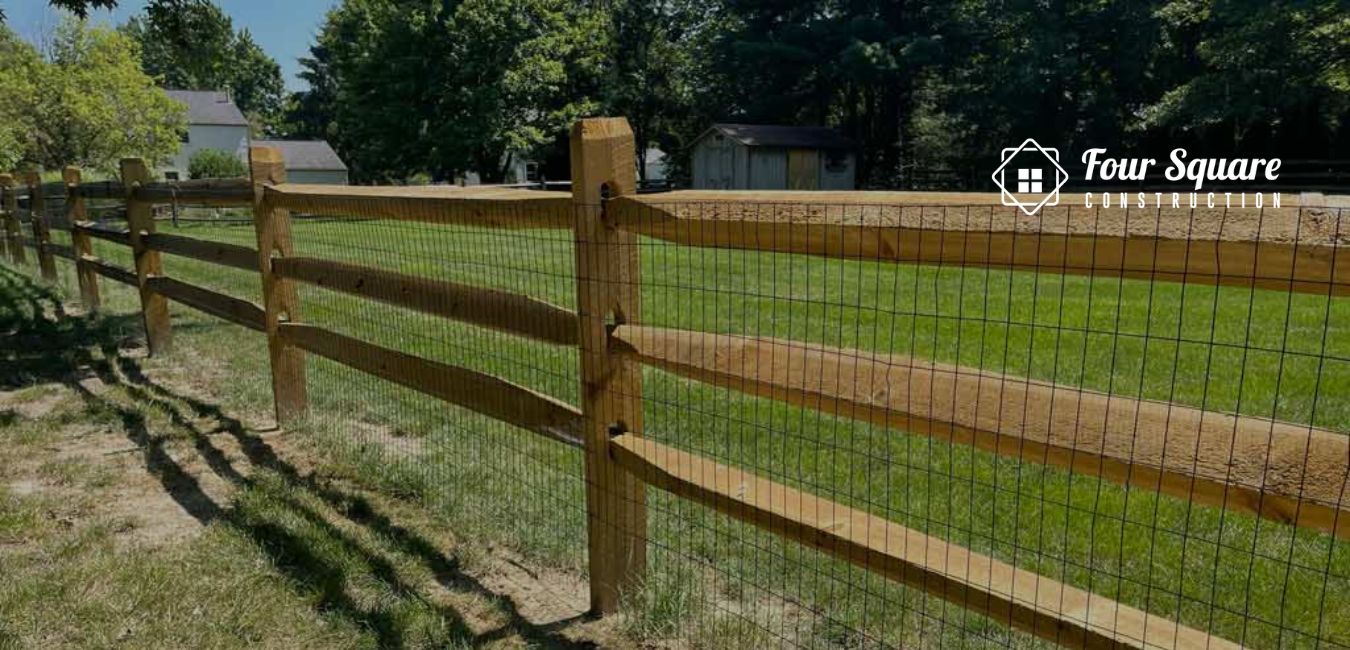 split rail dog fence