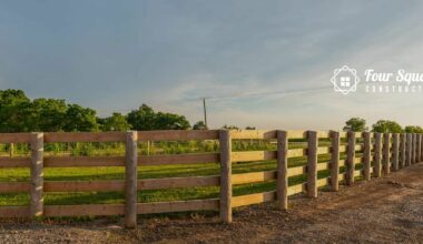 wood farm fence