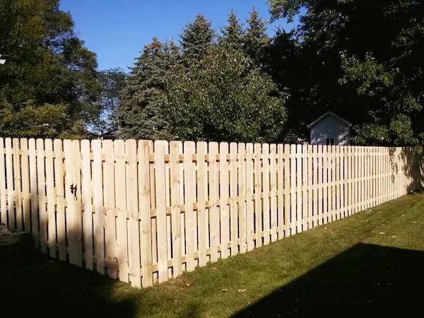 Shadow Box Fence