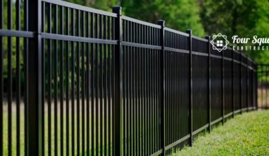 how to install a metal fence