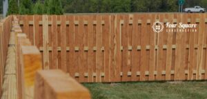 how to make a shadow box fence more private