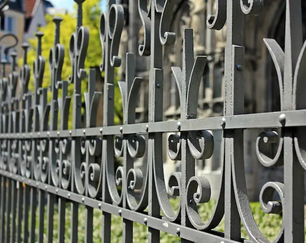 Metal Fence Aesthetic Appeal