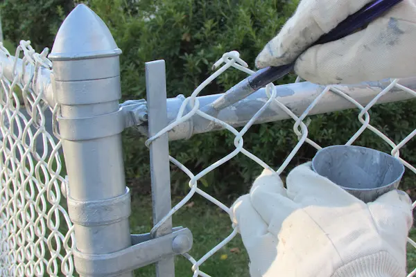 top types of fences Paint A Chain Link Fence