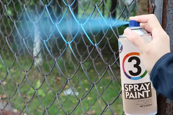 top types of fences Spray paint