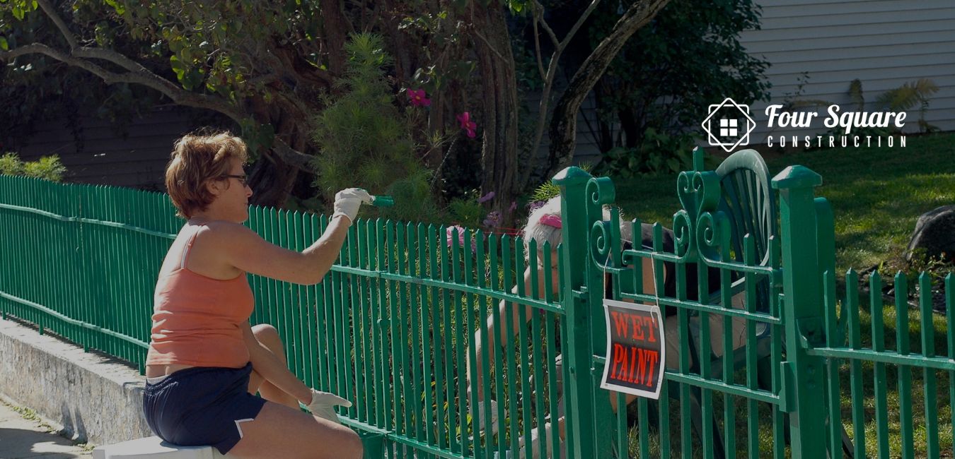 what paint to use on metal fence
