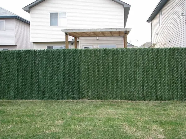 Chain Link Fence Natural Cover