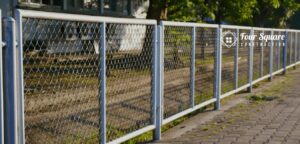 Chain Link Fence Post Depth