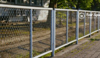 Chain Link Fence Post Depth