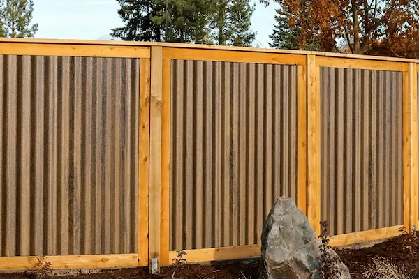Cheaper Alternative To Chain Link Fence Corrugated Metal Fencing