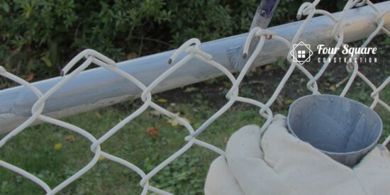 How To Paint A Chain Link Fence