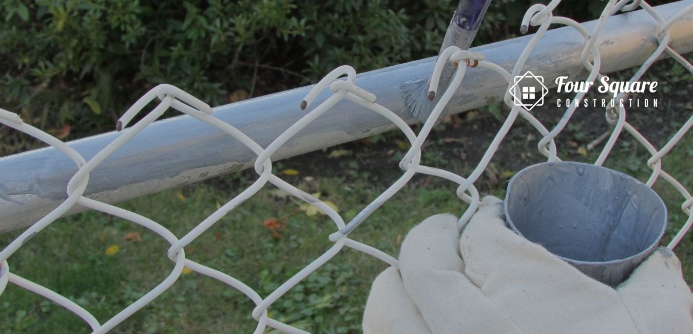 How To Paint A Chain Link Fence