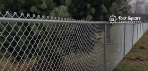 standard chain link fence height