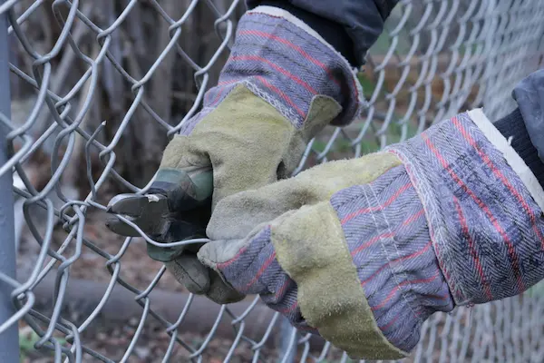 how to cut chain link fence chain link fence cutting