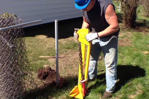 how to remove a chain link fence chain link fence post removing