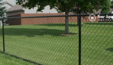 dog proof chain link fence