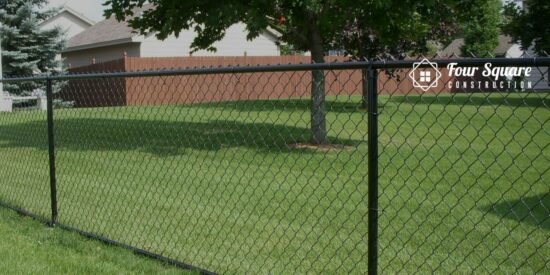 dog proof chain link fence