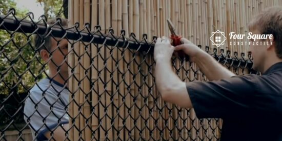 how to make a chain link fence look better