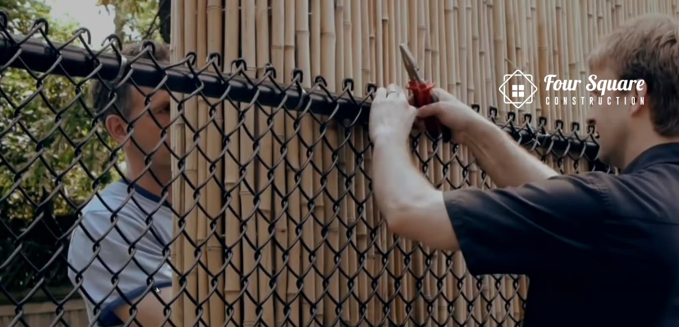 how to make a chain link fence look better
