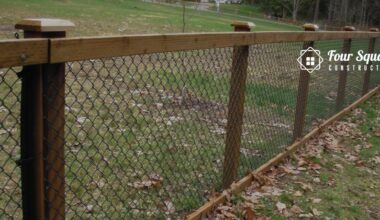 how to secure the bottom of a chain link fence