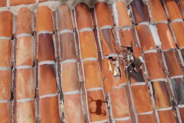 crack the roof trusses