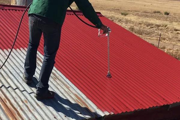 Painting metal roofs helps protect it from rust