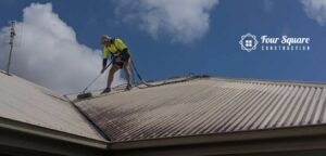how to clean a metal roof