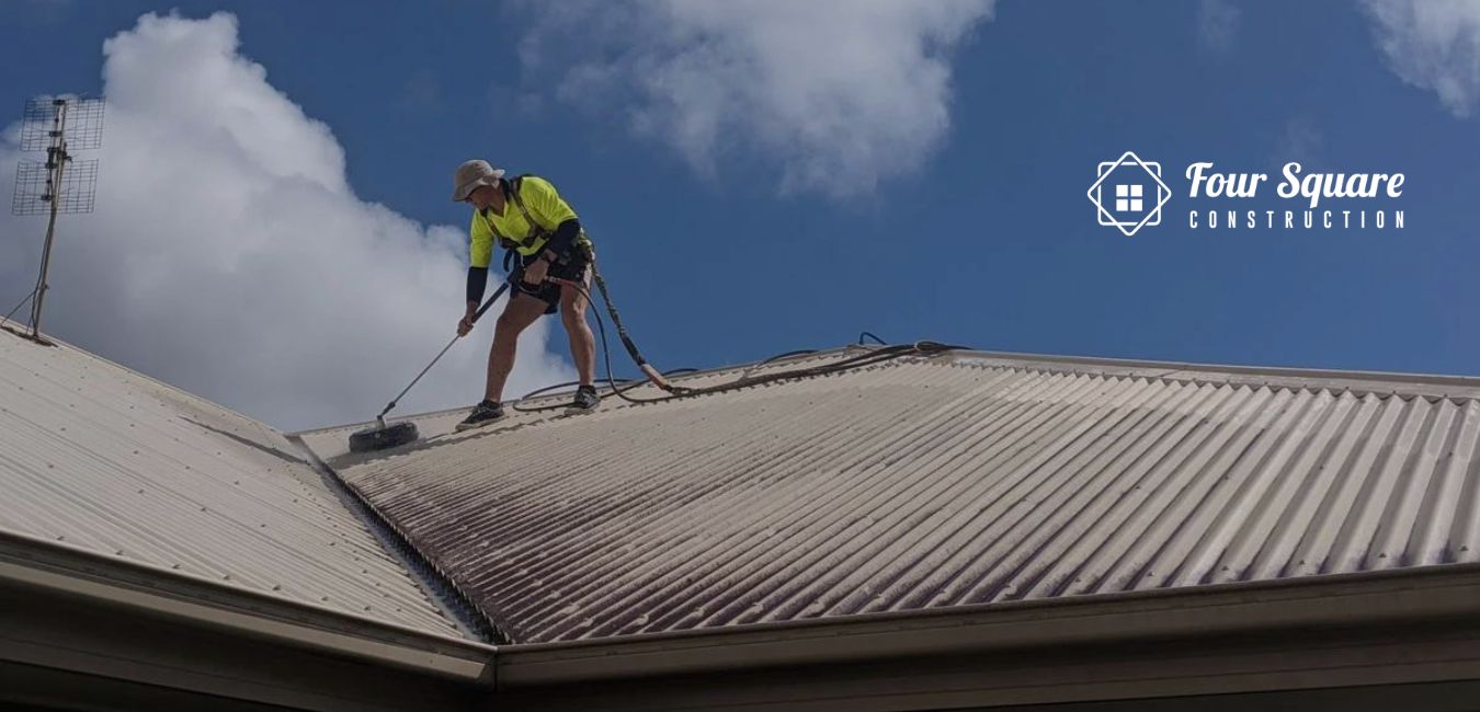 how to clean a metal roof