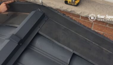 how to flash a metal roof
