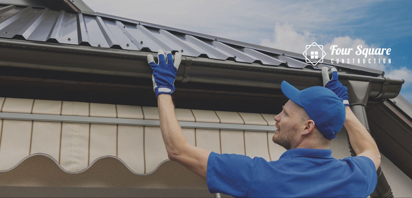 how to install gutters on a metal roof