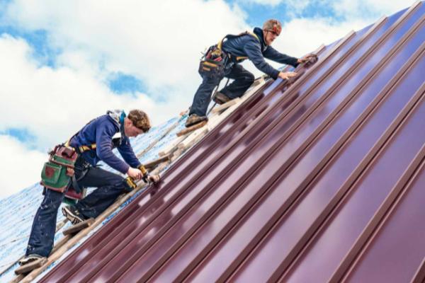 Place Metal Roofing Panels