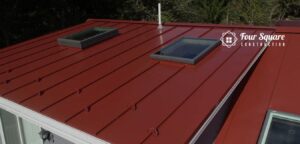 how to install metal roofing on a flat roof